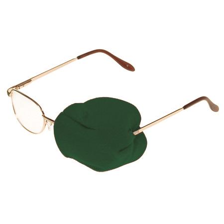 Dark Green Eyeglass Patch